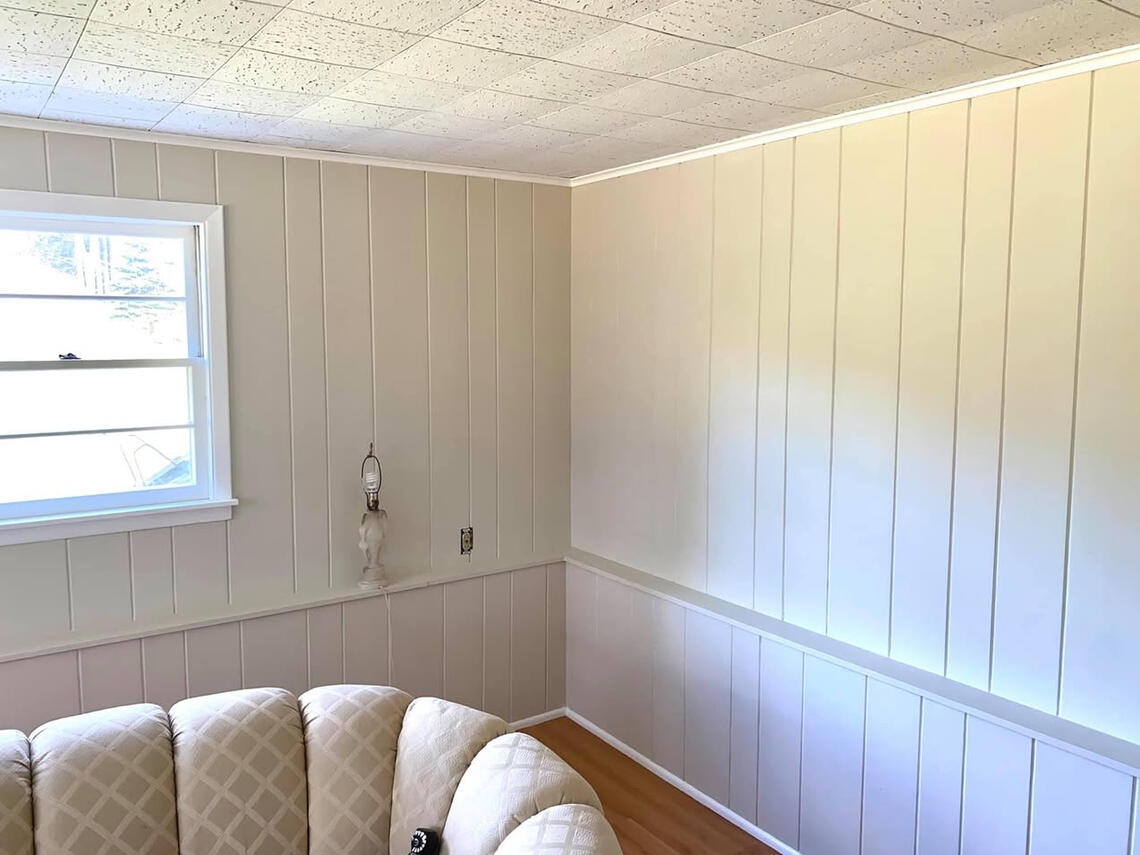 painted interior room